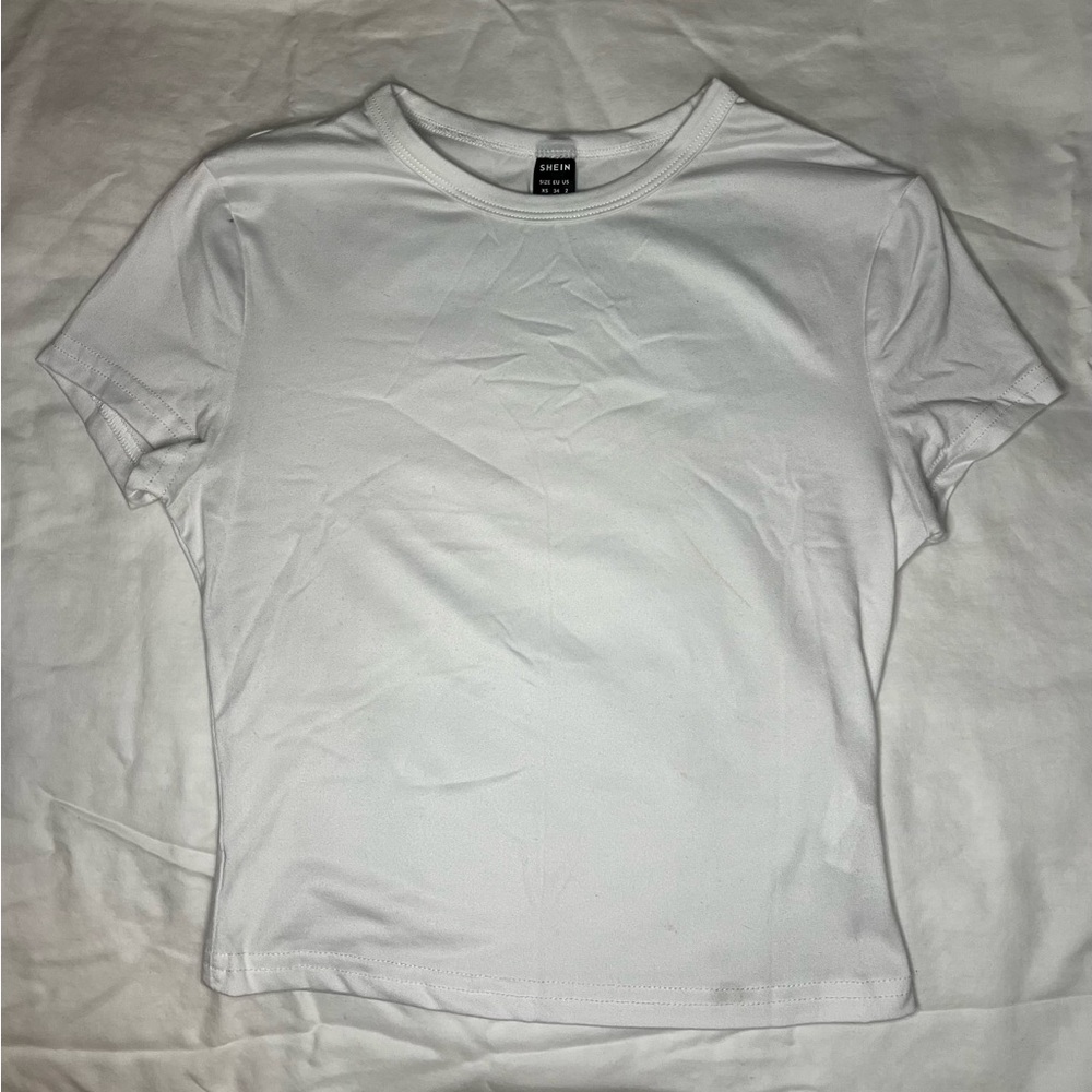 Classic White Women's Cropped T-Shirt